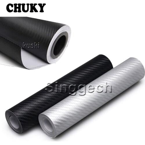 Carbon Fiber For BMW e46 e39 e36 Audi a4 b6 a3 a6 c5 Renault duster Lada granta 30X127cm Car Sticker Vinyl Mat Accessorie