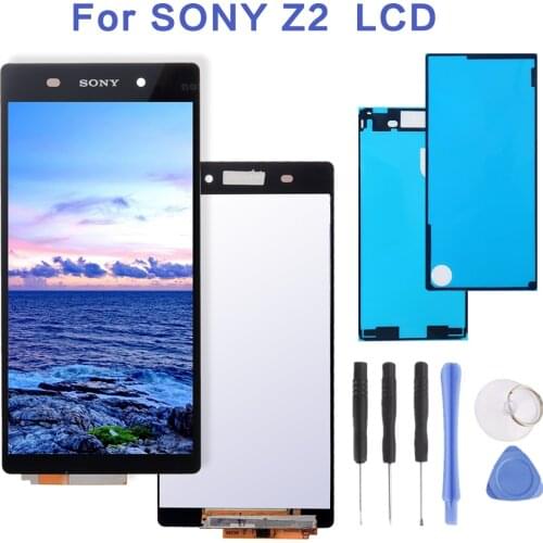 5.2" LCD For SONY Xperia Z2 Display Touch Screen Digitizer with Frame Replacement D6502 D6503 D6543