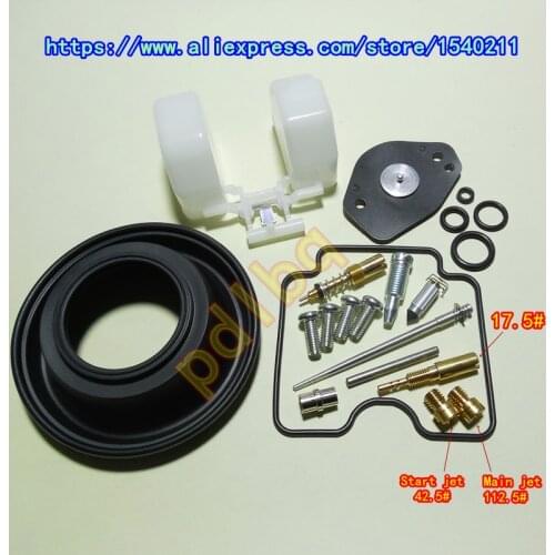1 set $ 25)YM 1999~2011 year Virago XVS 1100 DragStar motorcycle carburetor repair kit With float / large and small diaphragms