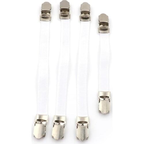 4/8Pcs/lot Ironing Board Cover Clip Fasteners Tight Fit Elastic Brace Ties Straps Grip