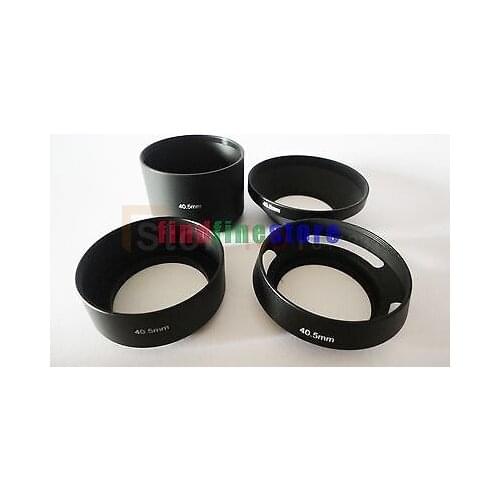 40.5mm standard telephoto wide angle vented curved metal lens hood For 40.5mm Lens filter kit set 4pcs NEX-5R 5T 3N E16-50 20-50