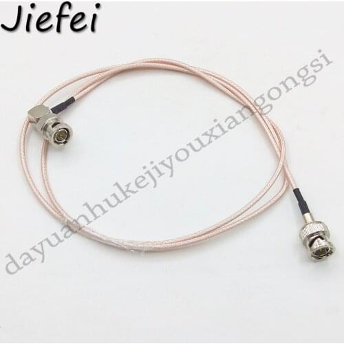 5-20PCS New Cable 75 ohm RG179 coaxial cable Right angle / straight BNC male TO BNC male connector adapter