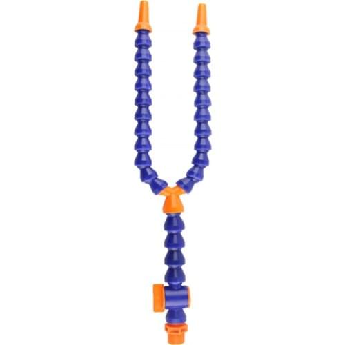 5pcs Adjustablebifurcation Oil Coolant tube 1/4 Plastic Round Nozzle Flexible Water Oil Cooling Pipes Hoses CNC machine 300mm