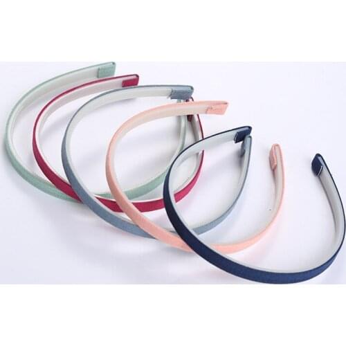 5Pcs/Lot Korean Hair Accessories Cloth Hairband DIY Headband Fashion Fabric Ribbon Cute Anti-Slip Headdress New Girls Headbands