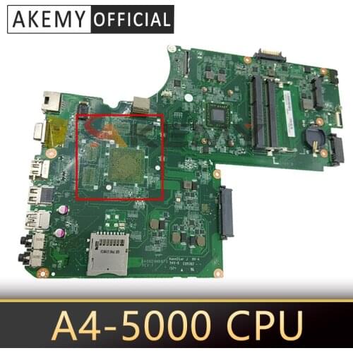 A000243960 DA0BD9MB8F0 laptop motherboard for toshiba satellite L75D MAIN BOARD A4-5000 CPU Onboard DDR3