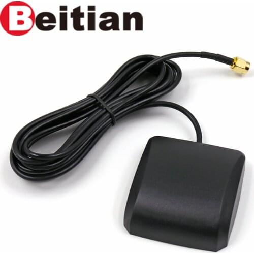 BEITIAN GNSS antenna BEIDOU B1:1561MHZ GPS L1:1575.42MHz GLONASS L1:1602MHZ GALILEO E1: 1575.42MHZ SMA-J connector BA-55