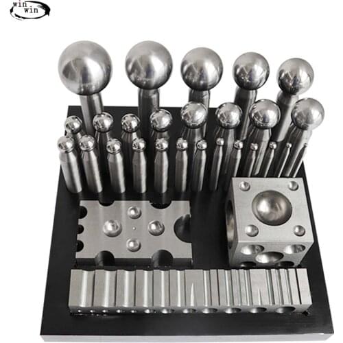 Berkem High hardness rectangular spherical socket as 29 punch socket beads for package processing of gold and silver jewelry