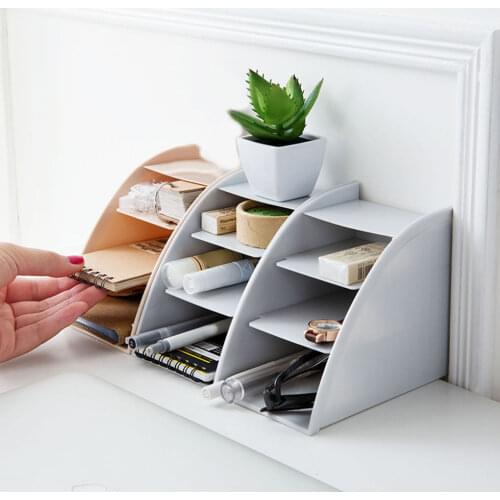 Household Desktop Keys Phone Organizers Mini Remote Control Storage Holder Office Washable Storage Boxes Pens Holder Stand