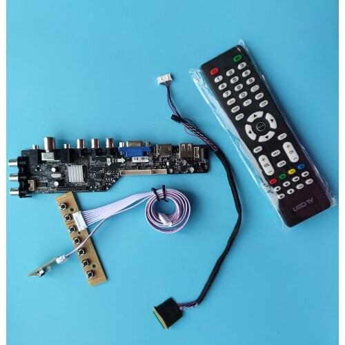 Kit For NT140WHM Display TV Remote DVB-T Monitor LED USB VGA AV Controller Board 1440x900 Driver Panel HDMI Digital