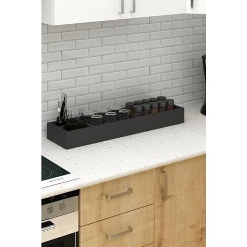 Kitchen Wooden Storage Unit For Multi Purpose Use Five Tiers With Naturel Products Organizer for Species Salt Paper Cabinet