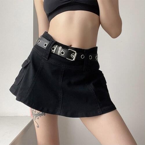 Lusofie Denim Skirts For Women