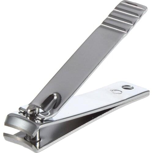 Fashion Stainless Steel Nail Clipper Cutter Trimmer Manicure Nail Art Toe Nail Clipper Manicure Beauty Tool Silver
