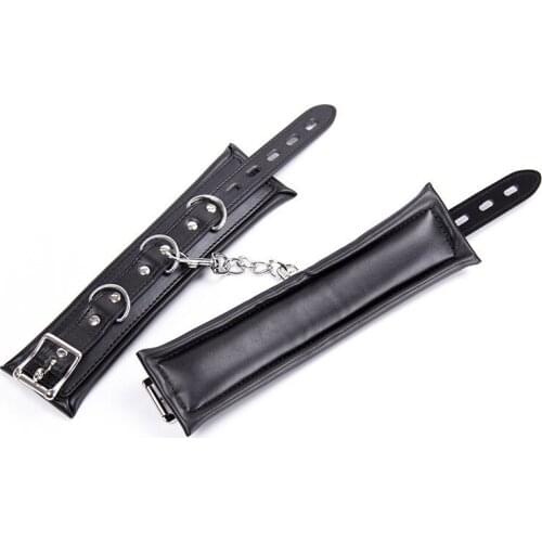PU Leather Sex Handcuffs Bdsm Toys Bondage Equipment Restraints Foot Cuffs Adult Games Exotic Accessories Sex Toys for Couples