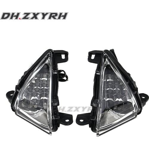 Front LED Turn Signals for KAWASAKI ZX-6R ZX6R ZX-10R ZX10R NINJA Motorcycle Accessories Indicator Light Lamp Blinker Bright