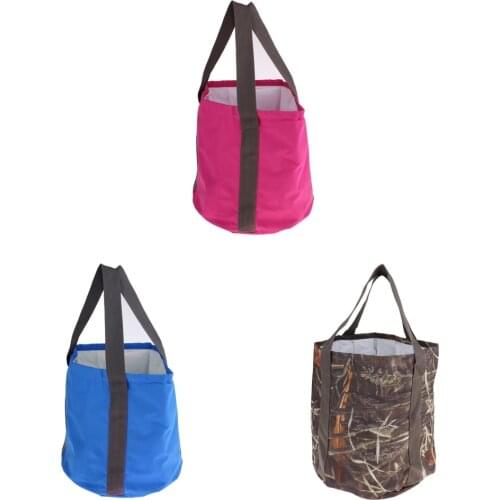 Travel Outdoor Camping Hiking Storage Pouch Collapsible Water Bucket Lightweight Large Capacity Folding Foot Washing Basin