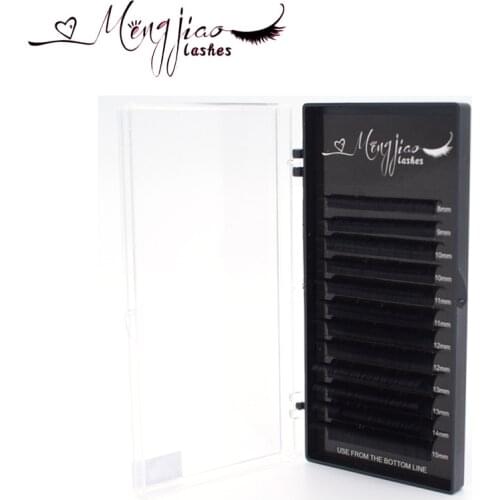 M&J Mix 8-15 mm Eyelash extension C/D curl Indivicual Natural Eyelashes For Building 3D Lashes Makeup Tools With