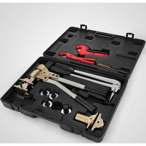 Manual Rehau Pex Pipe Sleeve Expander Press Plumbing Tool Kit 16 - 32 mm