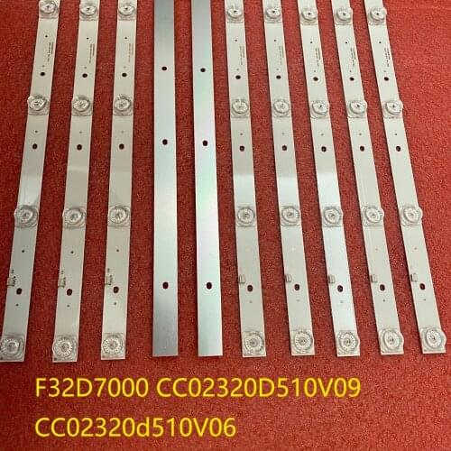 40pcs/lot LED Backlight bar for F32D7000C TI3211DLEDDS LSF320HN08-M02 KM32K1-SX CO 01 CC02320D510V09 CC02320d510V06 32E20