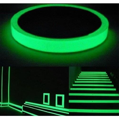 Luminous Tape Environment-Friendly Self-adhesive Glow In Dark Safety Stage Anti Slip Warning Tape Home Decorations Sealers