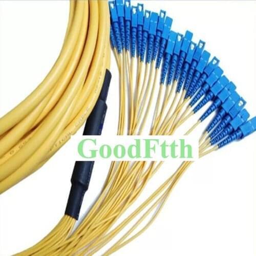 Fiber Pigtail SC/UPC 24 Cores SM Breakout GoodFtth 10-50m