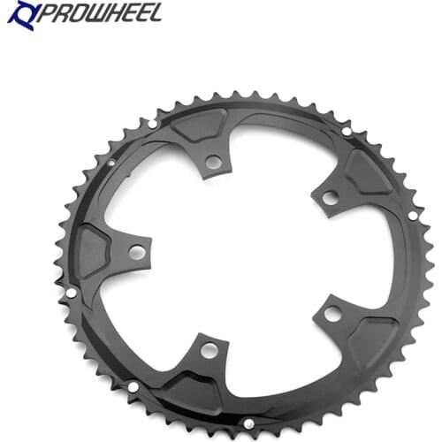 PROWHEEL Aluminum alloy 7075 Chainwheel folding Bike Crankset Tooth for Shimano 130 BCD round Fold bike Sprockets 46T 56T