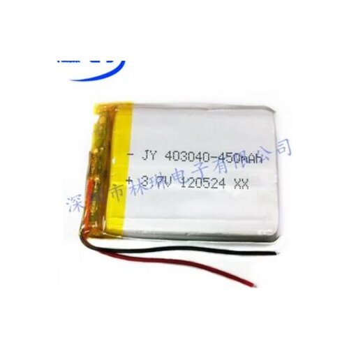 043040P 403040P 450mah with protective board 3.7V lithium polymer battery luminous shoe battery Rechargeable Li-ion Cell