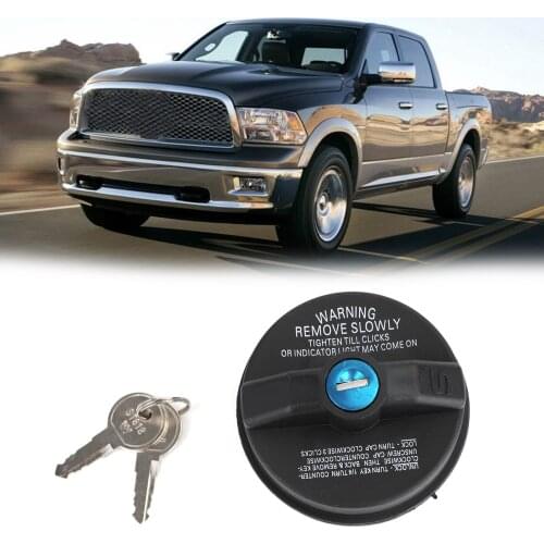 05278655AB Screw Thread Locking Fuel Cap W/2 Key Fits For Chrysler 2001-2016