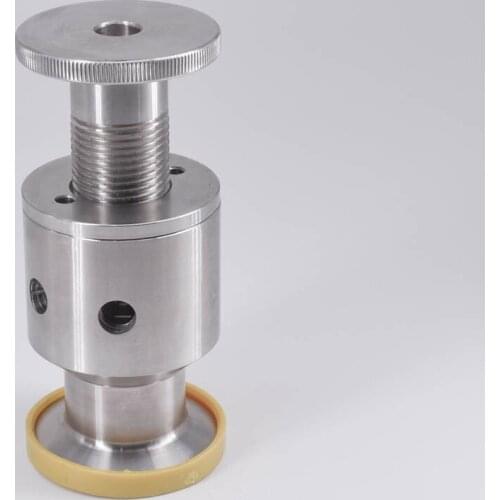 1.5" Tri Clamp 0.5-5 Bar Adjustable Pressure Relief Safety Valve Sanitary SUS 304 Stainless Steel Beer Brewing