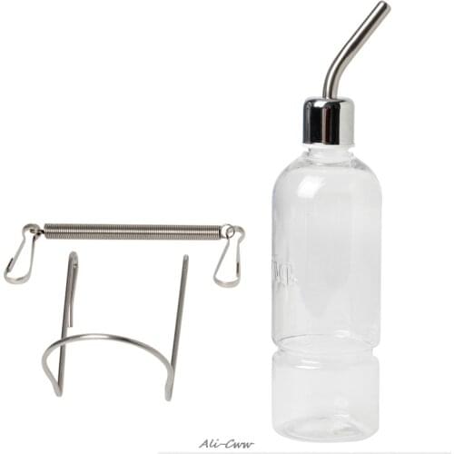 1PC 350ml Pet Rat Water Drinking Bottle Hamster Rabbit Dispenser Cylindrical Feeder