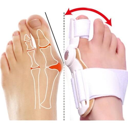 2Pcs Bunion Protector Feet Care Orthotics Pedicure Tool Hallux Valgus Corrector Orthopedic Adjuster Bunion Foot Massager