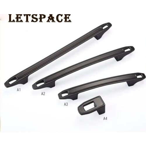 3.8"Furniture handles Wardrobe handles 5"European simple drawer handles Wardrobe solid pulls knobs Antique brass dresser handles