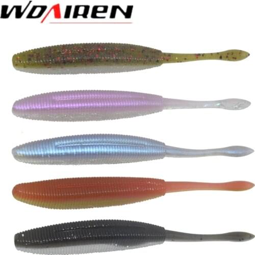 6pcs/lot Tiddler Minnow Soft Baits 10cm 4.8g Lures for Fishing Simulation Soft Fish Carp Fishing Lure Leurre Dur Peche Pesca