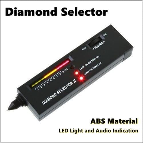 Diamond Gems Tester Pen Portable Gemstone Selector Tool LED Indicator Accurate Reliable Jewelry Test Tool