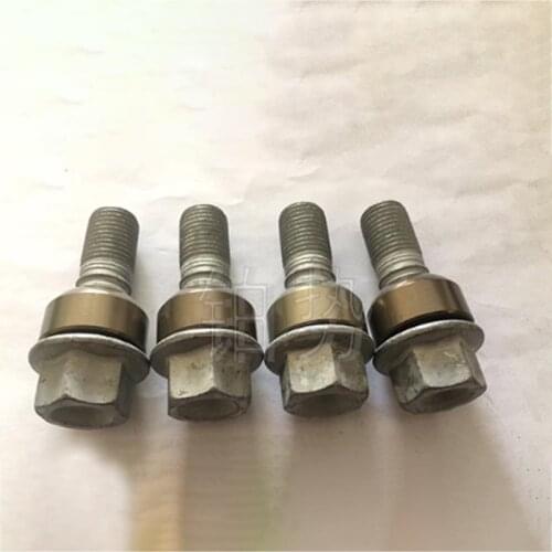 Car A set of wheel brake fixing parts Wheel bolt 2005-Por sch e91 1Ca rre raB oxs ter Cay man 3.6L 4.8L brake caliper screw