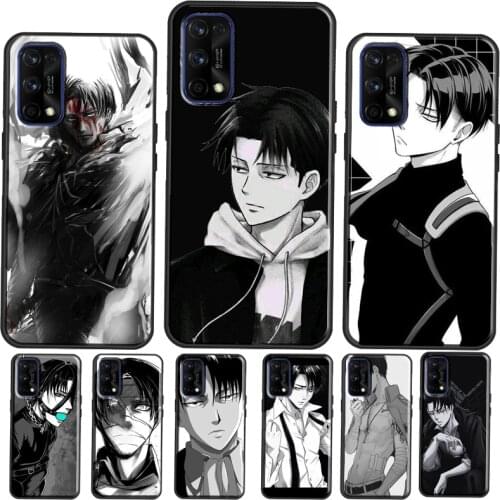 Attack on Titan Levi Ackerman Case For OnePlus 9 Pro 7 8 Nord 7T 8T 9R Cover Shell For Realme 8 Pro 6 7 Q3 Pro GT Neo C3