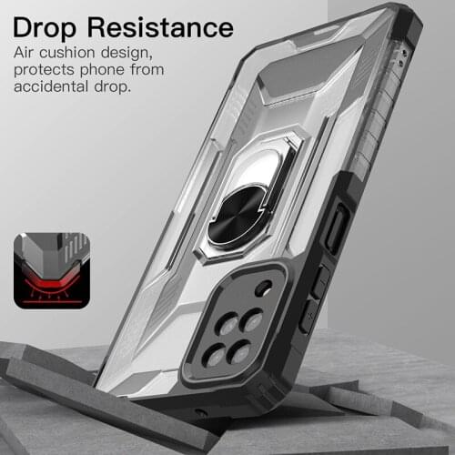 For Samsung Galaxy A12 Case Cover Impact Absorbtion Armor Shockproof Cover For Samsung Galaxy A12 PC Soft TPU Case