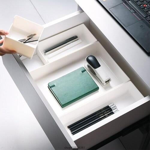Home Drawer DIY Organisers Composable Box Storage Trays Box Office Storage Kitchen Bathroom Makeup Desk Organization Wholesales