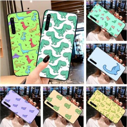 Cute Cartoon Dinosaur Baby Phone Case For OPPO Realme 6 Pro XT Realme C3 5 Pro C2 RENO2-Z A11X