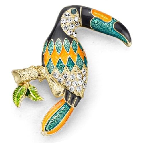 Dormon Bird Brooches For Clothes
