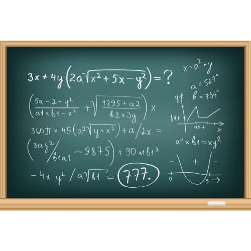 Back to school backgrounds photography Maths class blackboard kids photo backdrop for photo studio accessories photophone lv-551