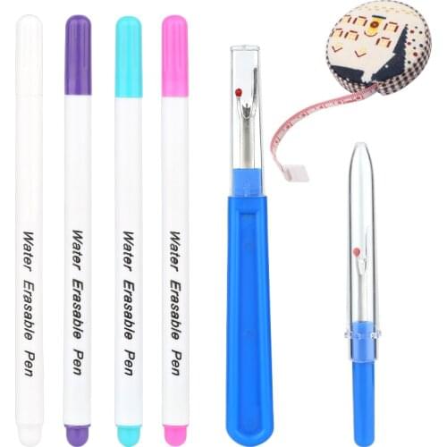 MIUSIE Sewing Tool With Seam Ripper Measuring Ruler And Water Erasable Pens DIY Household Sewing Craft Supplies Tool