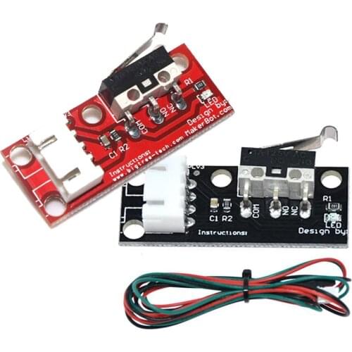 3D Printer Parts Endstop Mechanical Limit Switches With 3 Pin 70cm Cable For RAMPS 1.4 Control Board Part Switch