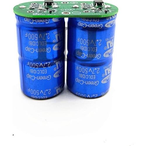 Super Fara Capacitor 5.4V250F Module 2.7V500F Ultra Low Internal Resistance Original Blue Robe
