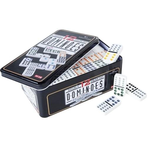 Idealprice Store®Domino, 28-91 chips, traditional game, table game, cognitive skills development