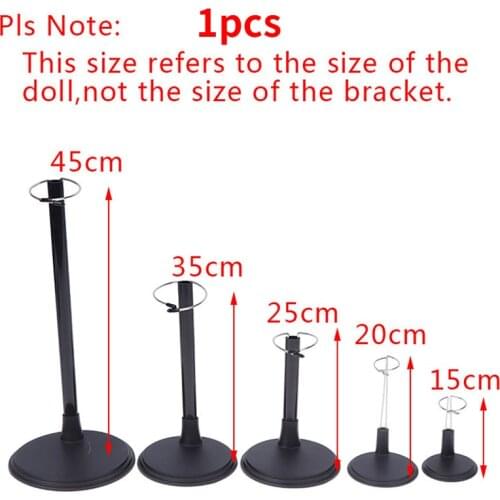 Cute Adjustable Metal White Black Doll Dummy Puppet Wrist Stand Holder Bracket Support Dollhouse Accessories Kids Girls Toy Gift