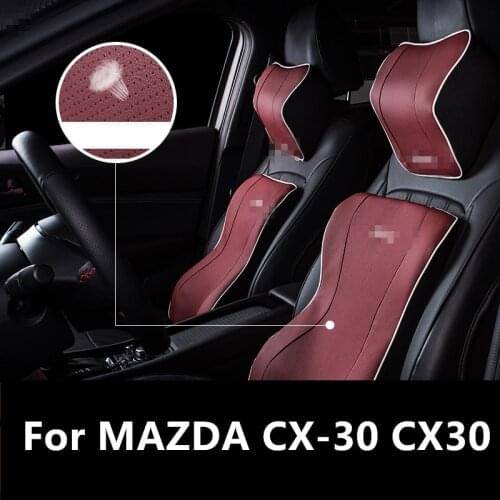 For MAZDA CX-30 CX30 Headrest Pillow Car interior Multifunction Car use personality Auto Accessories Back cushion Waist cushion