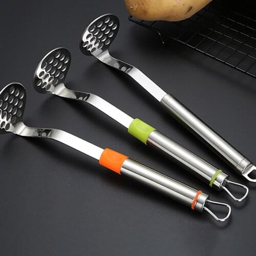 New Creative Potato Masher Presser Top Quality Stainless Steel Potato Ricer For Home Kitchen Use Fruit Vegetable Tool Hot Sale