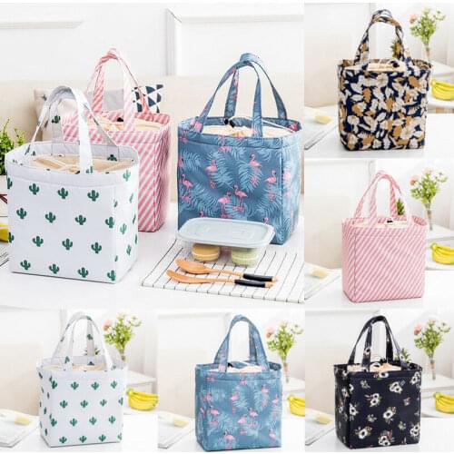 Camping Hiking Outdoor Work School Picnic Bags Portable Insulated Thermal Cooler Lunch Box Carry Tote Picnic Case Storage Bag