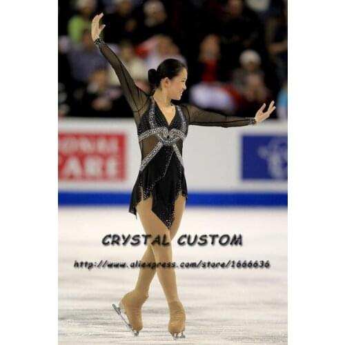 Figure Skating Dress For Girls Graceful New Brand Ice Skating Dresses For Competition Customized DR3914