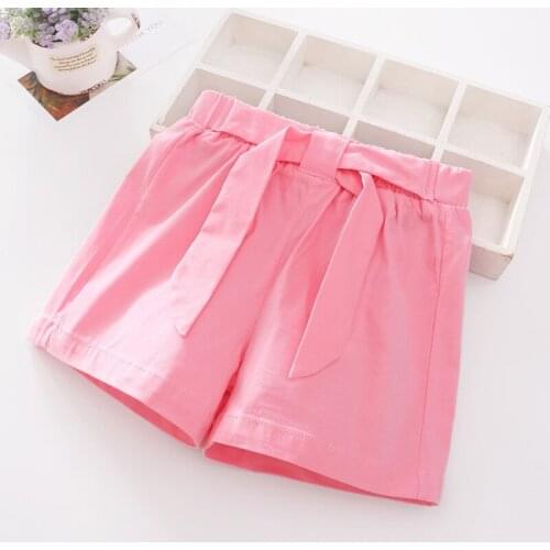 Girls Beach Shorts Summer Kids Casual Pants Cotton Shorts Childrens Hot Pants Outer Wear Fashion Breathable